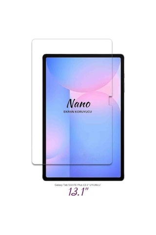 Galaxy Tab S10 Fe Plus Uyumlu 13.1 İnç Fuchsia Nano Ekran Koruyucu Ultra İnce Screen Protector