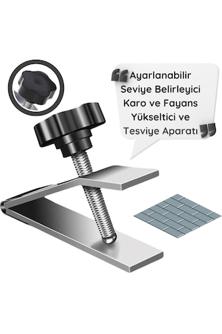 Ayarlanabilir Seviye Belirleyici Fayans Yükseltici Aparat