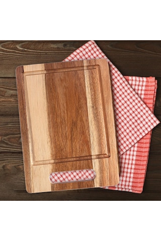 Suntek Magideal Meyve Peyniri Için Ahşap Doğrama Tahtası Asma Delikli