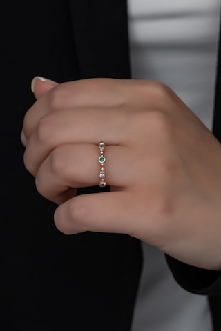 Gümüş Prenses Yüzük Rose Gold Kaplama 925 Ayar Gümüş Rose Gold (511779911)