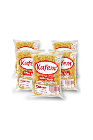 Kafem Ambalaj Lastiği 70 mm 5 Paket x 1 KG