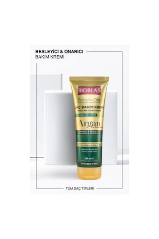 Bioblas Botanic Oils Argan Yağlı Saç Kremi 250 Ml Onarıcı Argan Saç Bakım Kremi