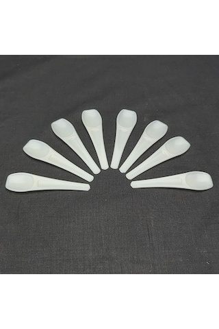 Plastik Dondurma Kaşığı Tatlı Kaşığı 750 Adet 9 CM Çok Renkli