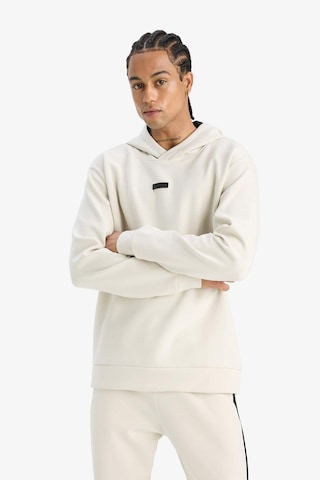 DeFactoFit Standart Fit Kapüşonlu Skuba Dalgıç Kumaş Sporcu Sweatshirt D7364AX25SPBG721