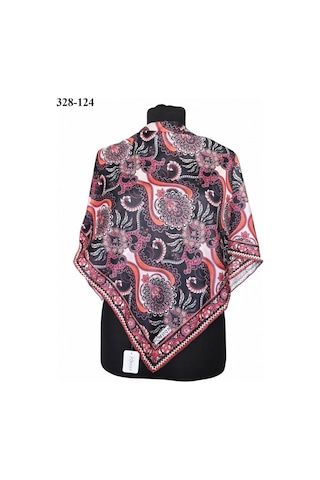 Moonscarfs Moonscarf Soft Pamuk Eşarp Siyah 328-124 Çok Renkli