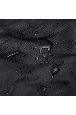 Aubyhe 9-13 Ft Kasa Kollu Şemsiye Kılıfı, Siyah, Zipli Ve Çekmeceli, Yağmur Ve Rüzgar Direnci, Uv Koruma, 210 Oxford Kumaşı