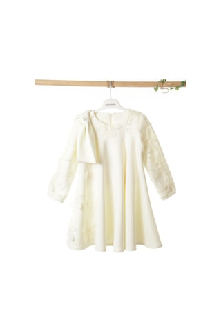 Xo Kids Kız Çocuk Elbise 4-8 Yaş 1606 Ekru