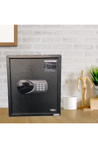 Yuma Ym-802-l Elektronik Şifreli Ve Anahtarlı Çelik Kasa