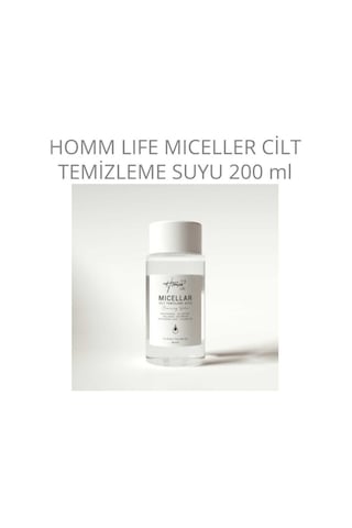 Homm Life Micellar Cilt Temizleme Suyu 200 ML
