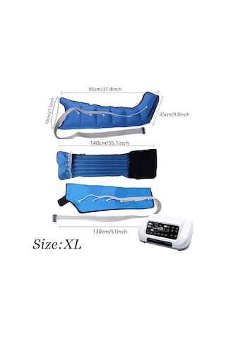 Lyjıangxın Bacaklar Ve Karın İçin Lenfatik Drenaj Cihazı, Lenfatik Drenaj Lipedema İçin 6 Odacıklı Profesyonel Bacak Masajı, L/xl 30-240mmhg Ayarlanabilir Basınç