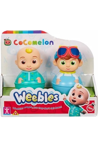 Weebles Cocomelon 2li Paket Yeşil Jj Pyjamas Ve Tomtom