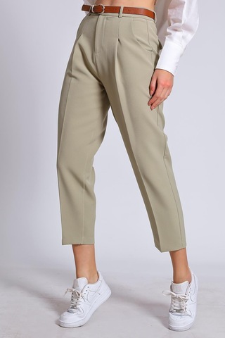 Kemerli Pantolon-haki Haki