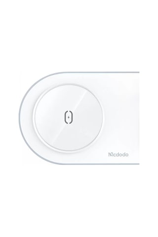 Mcdodo CH-7062 3in1 15W Çoklu Magsafe Kulaklık Saat ve Telefon Şarj Stand Beyaz