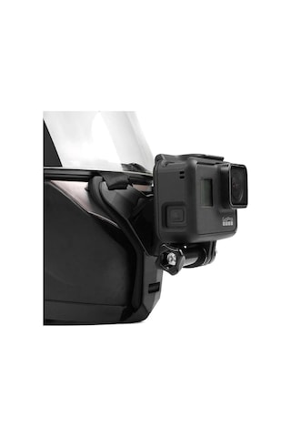 Tüm Aksiyon Kameralara Uyumlu Kask Çene Bağlantı Kayışı Siyah