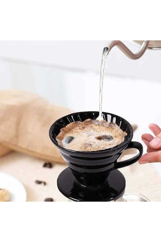 Epinox Seramik Demleme V60 Siyah