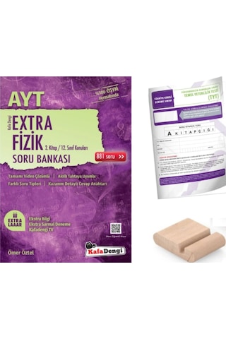 Ayt Extra Fizik Soru Bankası / 2. Kitap 2025-2026 + Telefon Tutucu + Tyt Deneme