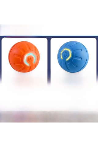 Hangfox Köpekler İçin Otomatik Egzersiz Topu - Dayanıklı Abs-silikon, İç/ön Dış Kullanım, Kendini Eğlendirir Ve Sıkıntıyı Giderir Mavi