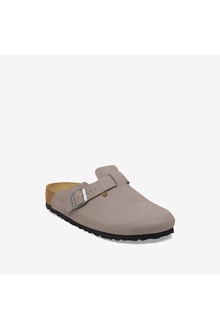 Terlik Kadın 1033135 Birkenstock Boston Bf Nu Grey Taupe Gri