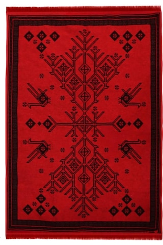 Bigghome Çift Taraflı Kilim, Makinede Yıkanabilir, Modern Desenli, 80 150 Cm, Sa25cy