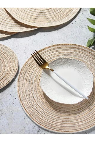 Home Balance Yuvarlak Masa Kılıkçılığı Servis Peçeteleri 243834427 Siyah