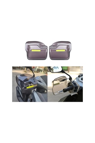 Motosiklet El Koruma Rüzgarlığı Scooter,cross,vitesli Ve Atv Mod Uygun Motor Siperlik Standart