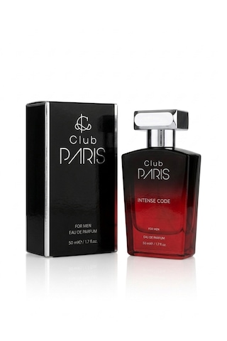 Club Paris Intense Code - Erkek Parfüm 50 Ml Çiçek - Odunsu