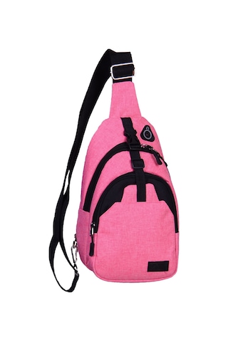 Strong Çapraz Askılı Göğüs Ve Sırt Çantası,6 Renk Body Bag Çanta Pembe