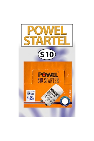 Flüorasan Lamba Starteri 4-65 Watt 220 Volt 1 Adet Powel S10