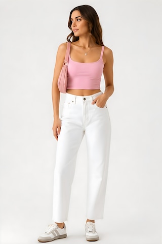 Lili Woman Kadın Beyaz Yüksek Bel Fit Jean Pantolon Ty.bjn01
