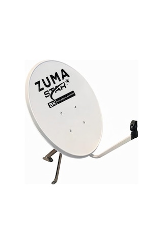 Zumastar 85cm 0.70mm Çanak Anten Tekli Lnb 25 Metre Anten Kablosu