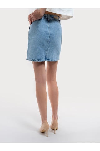 LOFT Regular Fit Kadın Etek Denim