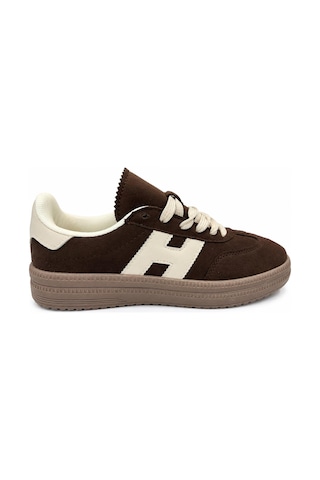 Papucumun Dünyası Unisex Süet Özel Gum Tabanlı Günlük Kullanıma Uygun Retro Sneaker Kahverengi