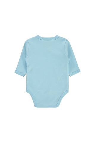 Civil Baby Bebek Kruvaze Yaka Çıtçıtlı Badi 1 6 Ay Mavi 1958700783ss 10 Mavi
