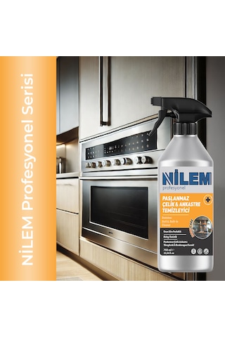 Nilem Profesyonel Paslanmaz Çelik Ve Ankastre Temizleyici 750 ML