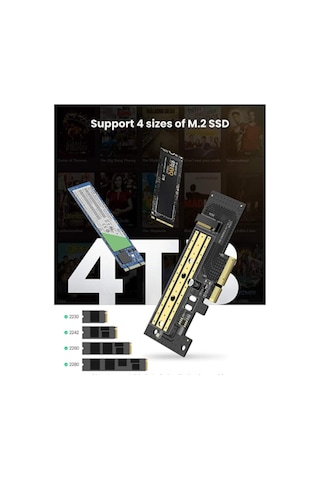 Ugreen Pcıe 3.0 X 4 Nvme M.2 Ssd Dönüştürücü Adaptör