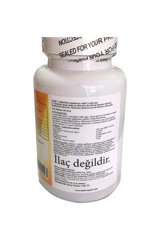 Dmp Vitamin C 1000 MG Çinko Kara Mürver Cordyceps Ekinezya 60 Tb