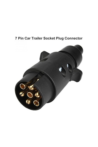 Trendooze V Standardı Soket Römorku Pin Konnektörü Karavan Fiş Çubuğu Çekme Çekme Avrupa Araç 7 12 Nt