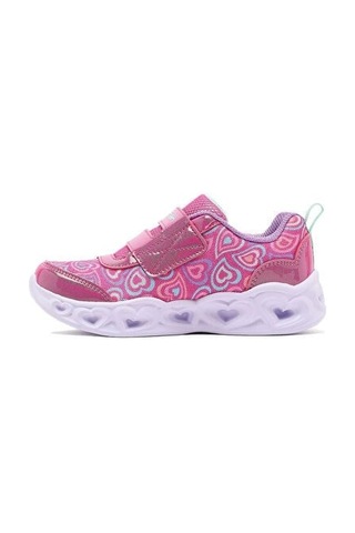 Skechers Heart Lıghts Boogıe Land Bebek Günlük Işıklı Ayakkabı 303258n-hpmt Pembe Renkli