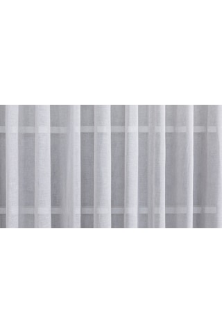 Massarelli Keten Folded Tül Gri Pilesiz