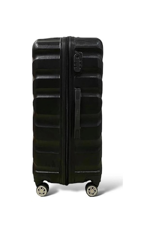 %100 Abs Kullanışlı Darbeye Dayanıklı Ortaboy Valiz Siyah