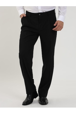 Dufy Siyah Erkek Regular Fit Düz Klasik Pantolon - 98178-siyah Siyah