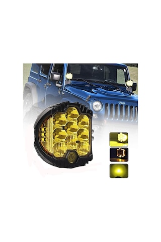 Offroad Sis Lambası Led Cree 75W Sarı 12-32V 5Inch Lass286 N11.4077