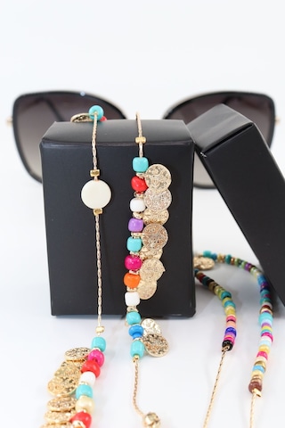 Gold Tuğralı Boncuklu Gözlük Ipi Kadın Gözlük Zinciri. Gözlük Ipi. Gözlük Ipi Askısı. Gözlük Zinciri Gold