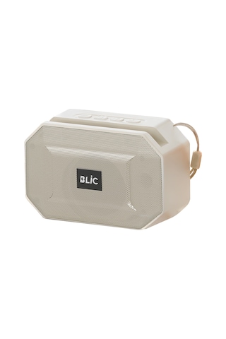 Blic Bls-89 Bluetooth 5.4 Taşınabilir Hoparlör Beyaz 6w Rms, Telefon Standlı, Usb Ve Tf Kart Destekl