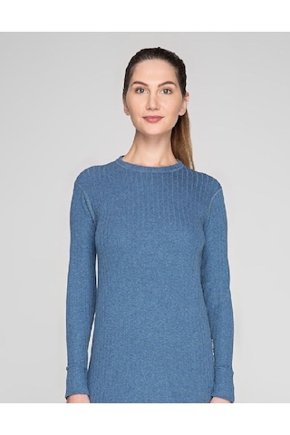 Thermoform Soft Unisex Uzun Kol Termal İçlik Fanila Lacivert Renkli
