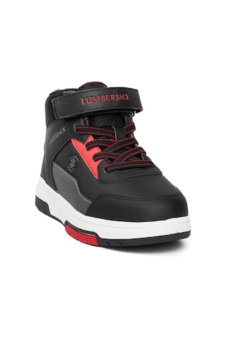 Lumberjack 101887090 4w Nitra Hi 4pr Filet Erkek Çocuk Hi Sneaker Siyah - Kırmızı-siyah - Kırmızı Siyah - Kırmızı