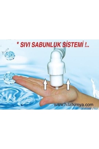 Merkezi Sistem Depolu Sabunluk Alttan Basmalı Musluk Beyaz