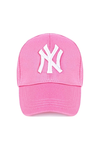 Unisex 2'li Set Lacivert ve Pembe Ny New York Beyzbol Şapka - Unisex Lacivert - Pembe