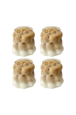 Şeffaf Kabarcıklı Cam Bardak 7 Cm, Kalın Cam Mini Su, Kahve, Kola Ve Meşrubat Bardağı, 4 Lü Set, Dayanıklı, Modern, Ergonomik Tasarım, Kahve Yanı Üzüm Bardak. Açık Kırmızı