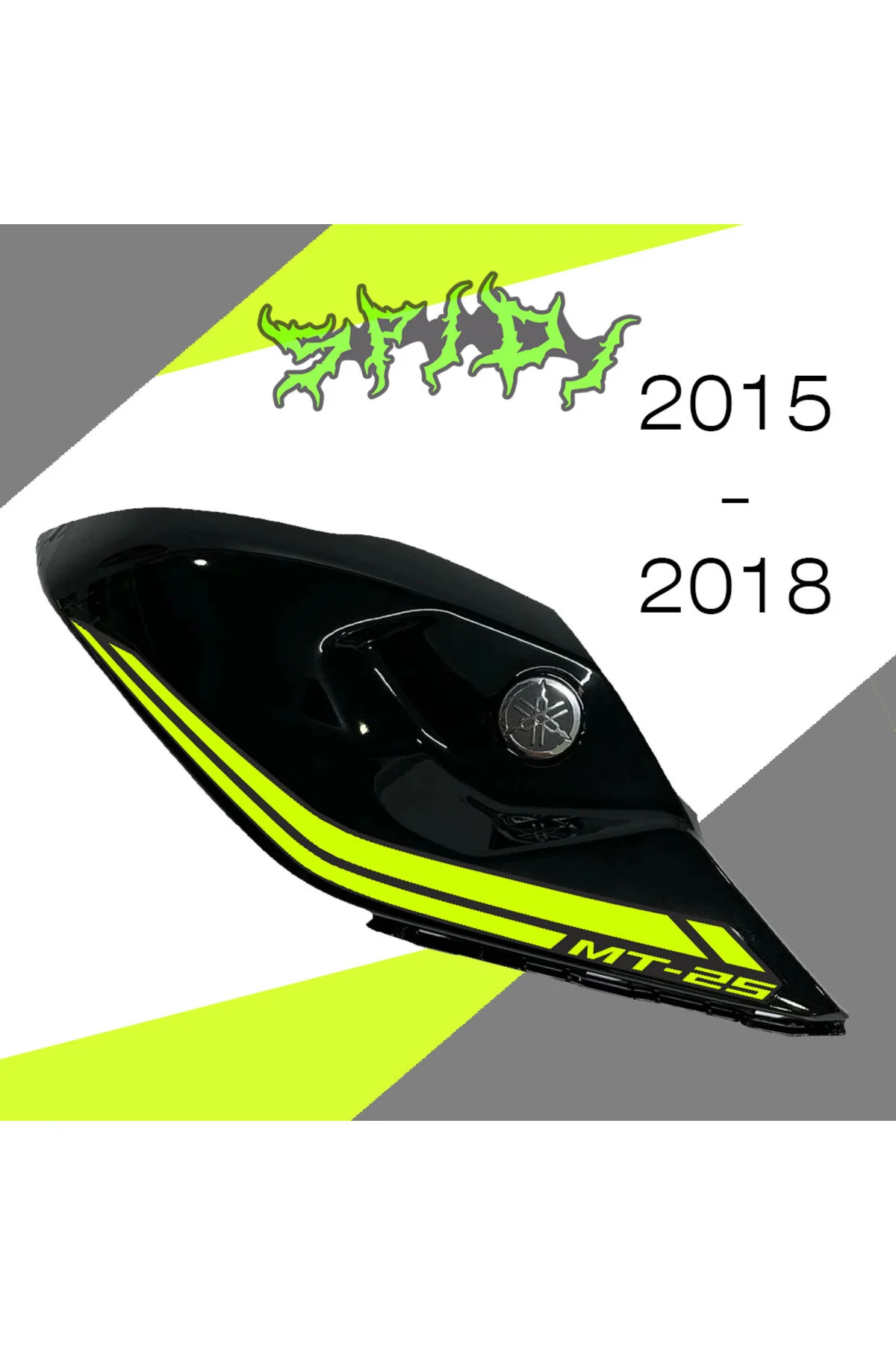 Mt-25 Neon Yeşil Depo Şerit Sağ Sol 2015-2018
